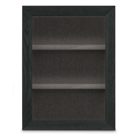 United Visual Products Outdoor Enclosed Combo Board, 42"x32", Black Frame/Green & Ultramarine UVCB4232ODB-GREEN-ULTMAR